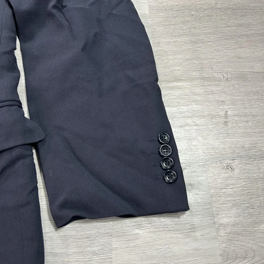 Canali Suit‎ Jacket Blazer Mens 58L Blue Wool Classic Made In Italy 2 Button